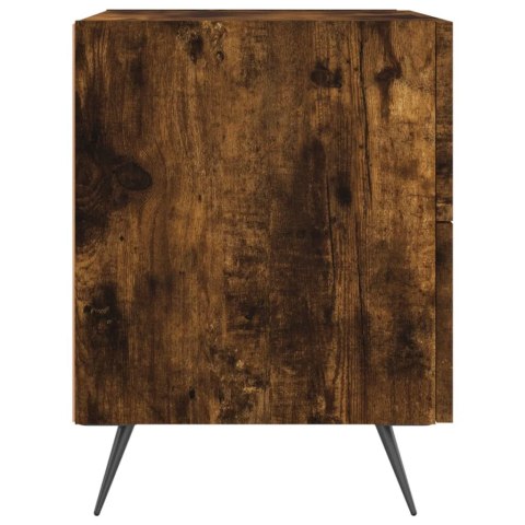 Szafki nocne, 2 szt., przydymiony dąb, 40x35x47,5 cm