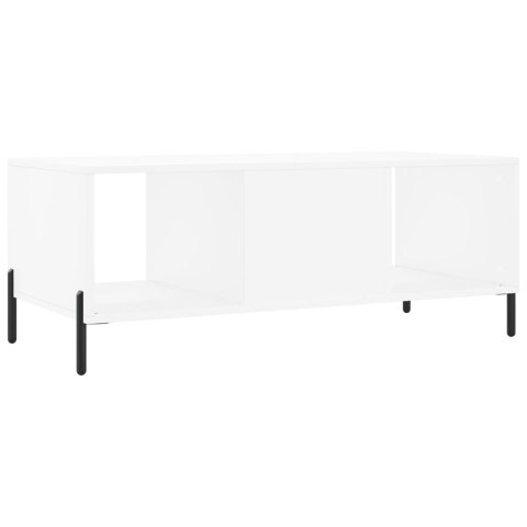 Stolik kawowy, biały, 102x50x40 cm, materiał drewnopochodny