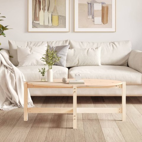 Stolik kawowy, 118x63x45 cm, lite drewno sosnowe