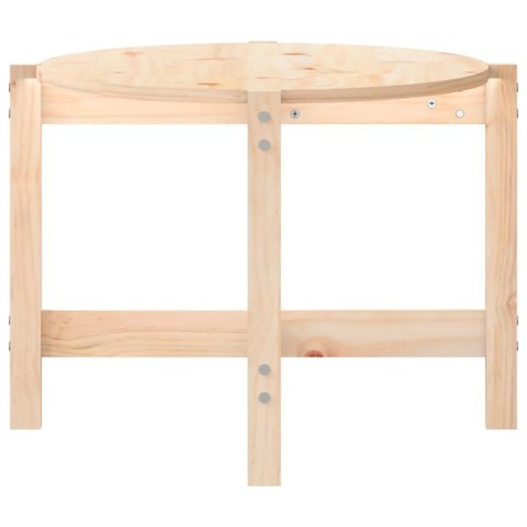 Stolik kawowy, 118x63x45 cm, lite drewno sosnowe