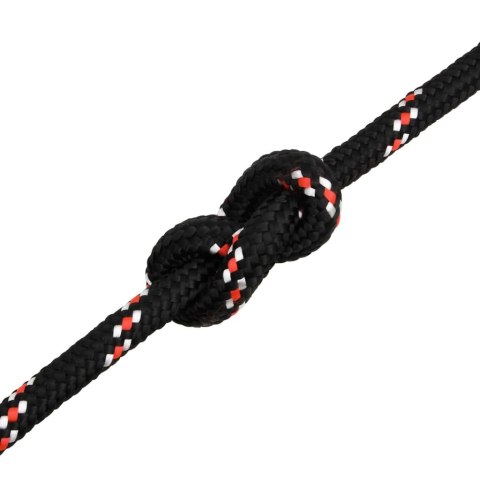 Linka żeglarska, czarna, 18 mm, 100 m, polipropylen