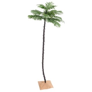 Palma z oświetleniem, 192 ciepłe białe LED, 300 cm