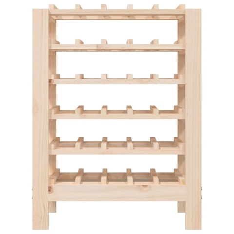 Stojak na wino, 61,5x30x82 cm, lite drewno sosnowe