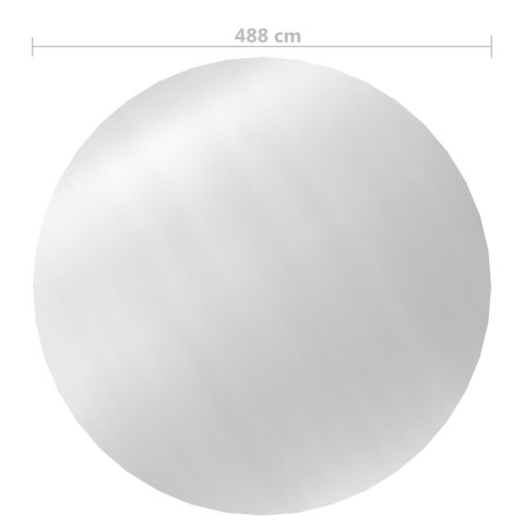 Folia na basen, srebrna, 488 cm, PE