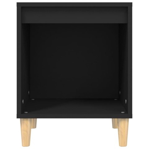 Szafki nocne, 2 szt., czarne, 40 x 35 x 50 cm