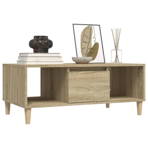 Stolik kawowy, dąb sonoma 90x50x36,5 cm materiał drewnopochodny