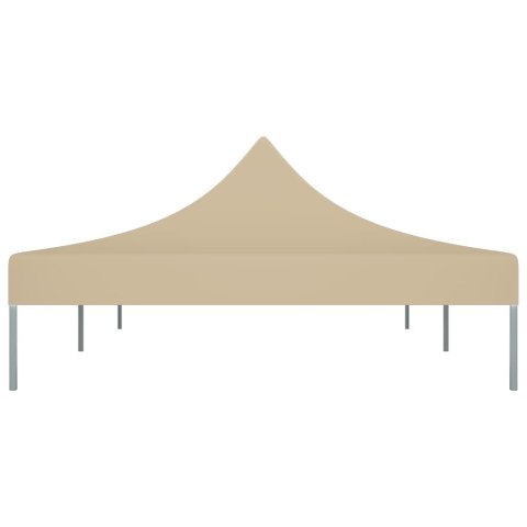 Dach do namiotu imprezowego, 6 x 3 m, beżowy, 270 g/m²