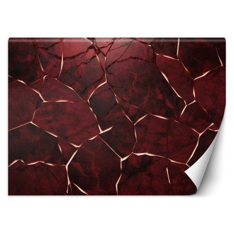 Fototapeta, Czerwona tekstura 3D - 200x140