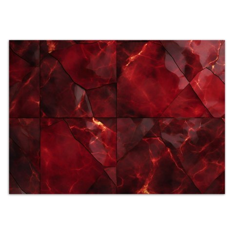 Fototapeta, Czerwony marmur 3D - 200x140