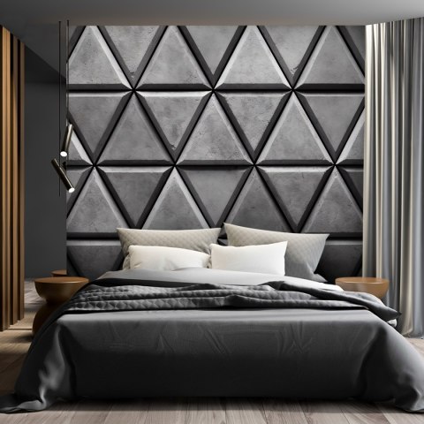 Fototapeta, Geometryczne trójkąty 3D - 300x210