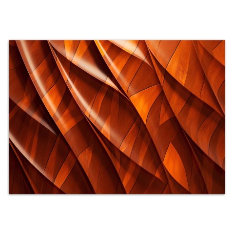 Fototapeta, Pomarańczowa tekstura 3D - 254x184