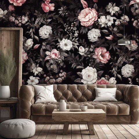 Fototapeta, Kwiaty Piwonie Roże - 368x254