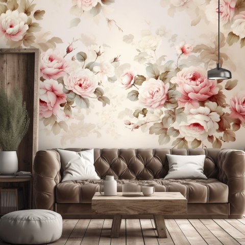 Fototapeta, Roże Shabby Chic - 368x254