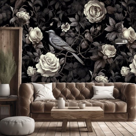 Fototapeta, Szare kwiaty - 450x315