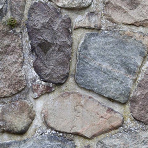 Parawan dwustronny obrotowy, Kamienny mur - 110x170