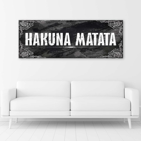Obraz na płótnie, Hakuna Matata Król Lew - 120x40