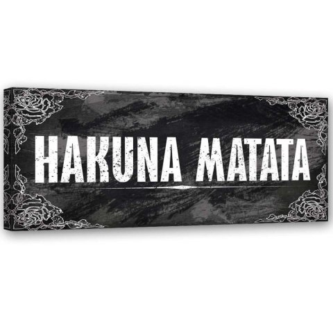 Obraz na płótnie, Hakuna Matata Król Lew - 90x30