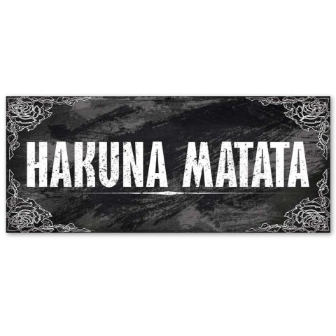 Obraz na płótnie, Hakuna Matata Król Lew - 90x30