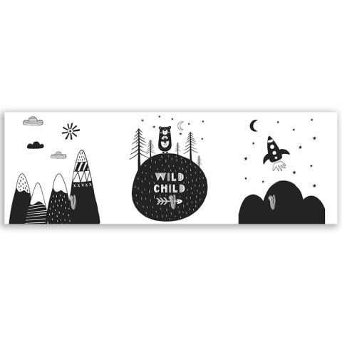 Wieszak, Wild child - 118x40