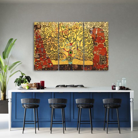 Obraz 3 częściowy na płótnie, Drzewo życia - 60x40