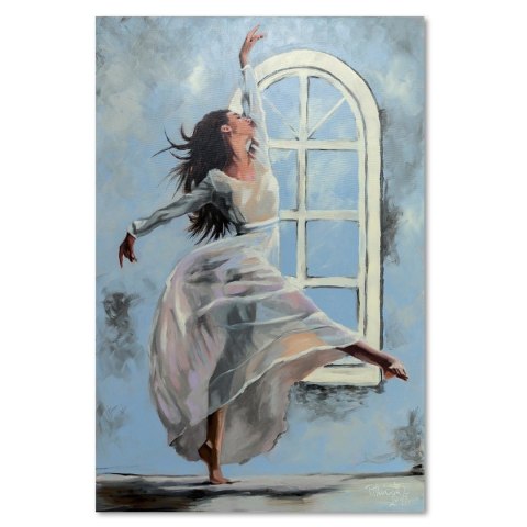 Obraz na płótnie, Tancerka baletnica - 40x60