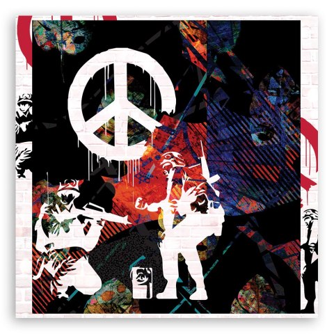 Obraz, Banksy CND Soliders - 60x60