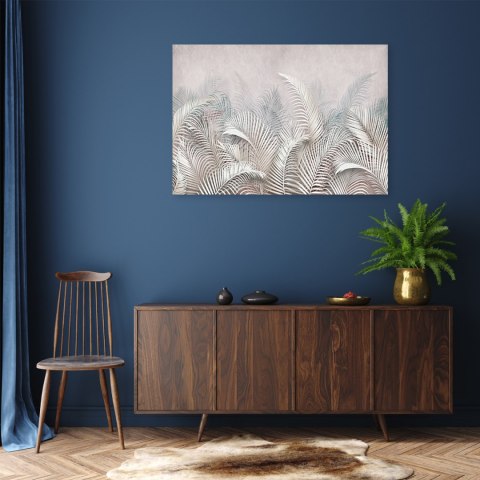 Obraz na płótnie, Liście palmy 3D - 60x40