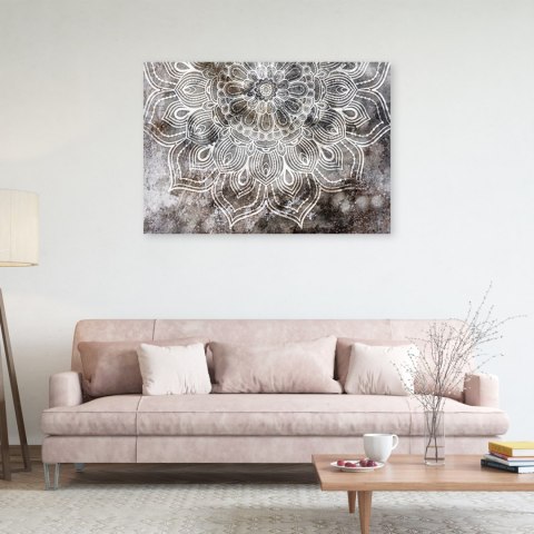 Obraz na płótnie, Abstrakcyjna mandala - 90x60