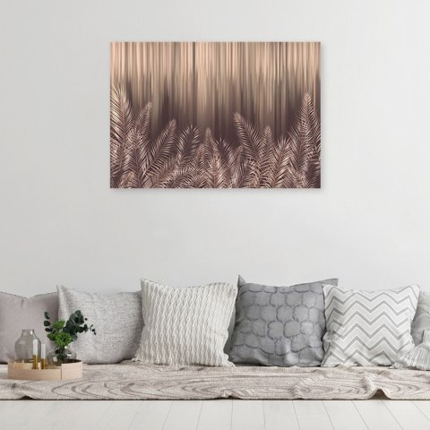 Obraz na płótnie, Egzotyczne liście palmy 3D - 60x40