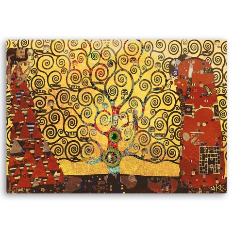 Obraz na płótnie, Gustav Klimt Drzewo życia - 100x70