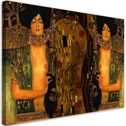 Obraz na płótnie, Gustav Klimt Judyta z głową Holofernesa - 60x40