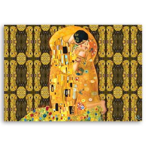 Obraz na płótnie, Spełnienie Kobieta Abstrakcja - 60x40