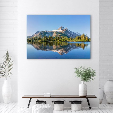 Obraz, Las Góry Jezioro krajobraz - 100x70