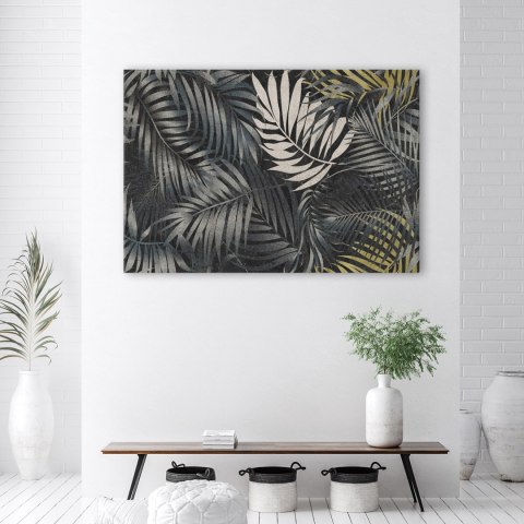 Obraz, Ciemne liście tropikalne natura - 90x60