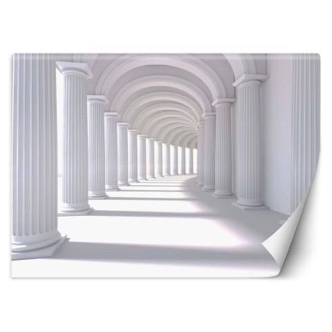Fototapeta, Tunel abstrakcja biały - 200x140