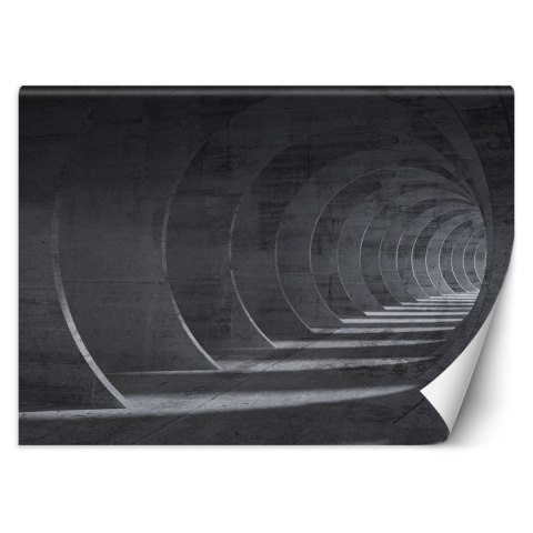 Fototapeta, Tunel szary 3D - 400x280