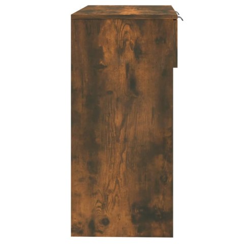 Stolik konsolowy, przydymiony dąb, 90x36x75 cm