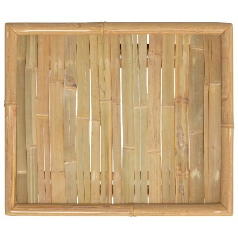 Stolik ogrodowy, 65x55x30 cm, bambusowy