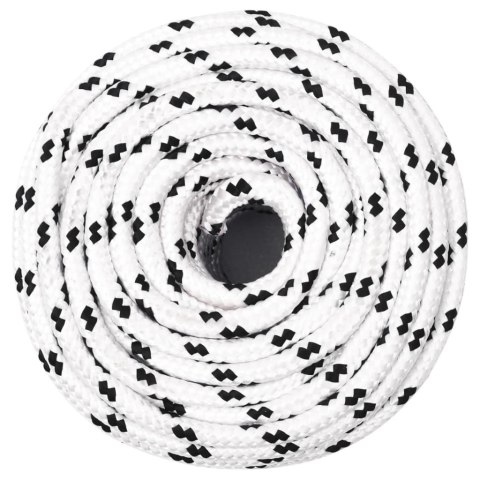 Lina robocza, biała, 10 mm, 100 m, poliester