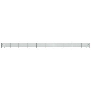 Ogrodzenie z siatki, zielone, 0,8x25 m