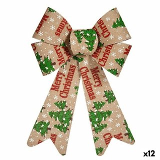 Lasso Krist+ Merry Christmas Wielokolorowy 16 x 24 x 4 cm ozdoby świąteczne (12 Sztuk)