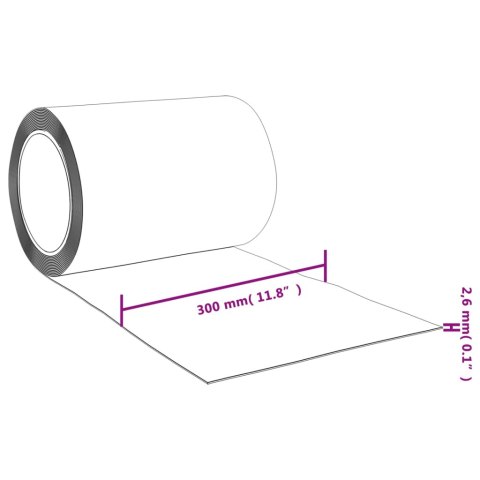 Kurtyna paskowa, niebieska, 300 mm x 2,6 mm, 10 m, PVC