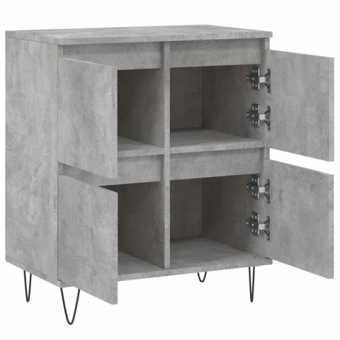 Komoda, szarość betonu, 60x35x70 cm, materiał drewnopochodny