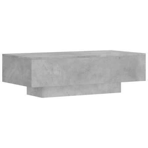 Stolik kawowy, szarość betonu, 100x49,5x31 cm