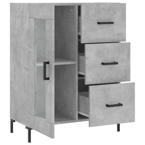 Szafka, szarość betonu, 69,5x34x90 cm, materiał drewnopochodny