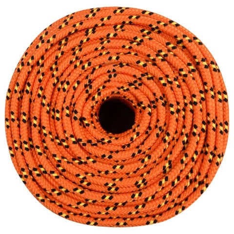 Linka żeglarska, pomarańczowa, 8 mm, 250 m, polipropylen