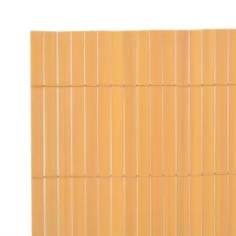 Ogrodzenie dwustronne, 110x500 cm, żółte