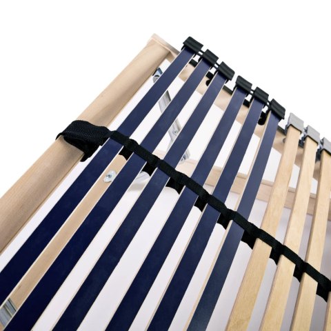 Stelaże do łóżek, 2 szt., 42 listwy, 7 stref, 70 x 200 cm