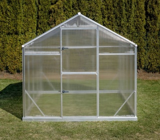 Szklarnia Sanus L-15 wymiar 2,2x6,4m H=2,15m 14,1m2 poliwęglan 6mm
