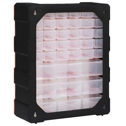Organizer z 39 szufladkami, 38x16x47 cm